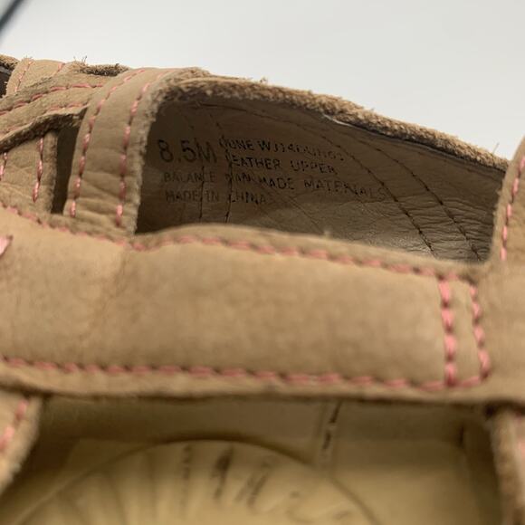 $120 Jambu Dune Strappy Leather Sandals 8.5 All Terra Sport Walking Shoes Tan - Picture 7 of 9